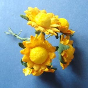 Mulberry Paper Sunflowers - Yellow