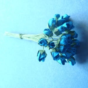 A bunch of Mini Flowers - Blue