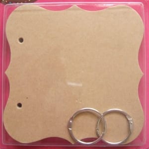 Chipboard Album - Curved Square