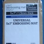 5 by 7 Embossing Mat by Couture Creations