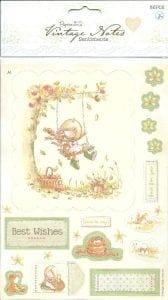 Paper Mania Die Cut Sentiment Stickers - Girl (2 Different Stickers)