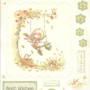 Paper Mania Die Cut Sentiment Stickers - Girl (2 Different Stickers)