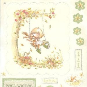 Paper Mania Die Cut Sentiment Stickers - Girl (2 Different Stickers)