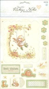 Paper Mania Die Cut Sentiment Stickers - Girl (2 Different Stickers)