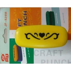 Jef Giant Craft Punch - Hearts and Swirls 1