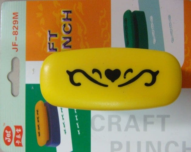 Jef Giant Craft Punch - Hearts and Swirls 1 JF 829 11 Jef Giant Craft Punch - Hearts and Swirls 1