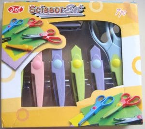 Scissors Set with 7 replacable scissor peice