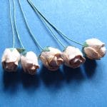 Mulberry Rose buds - Light Brown