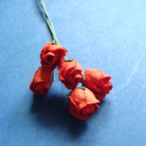 Mulberry Rose buds - Red