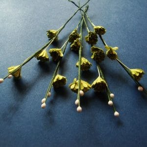 Stem with Flowers - Green