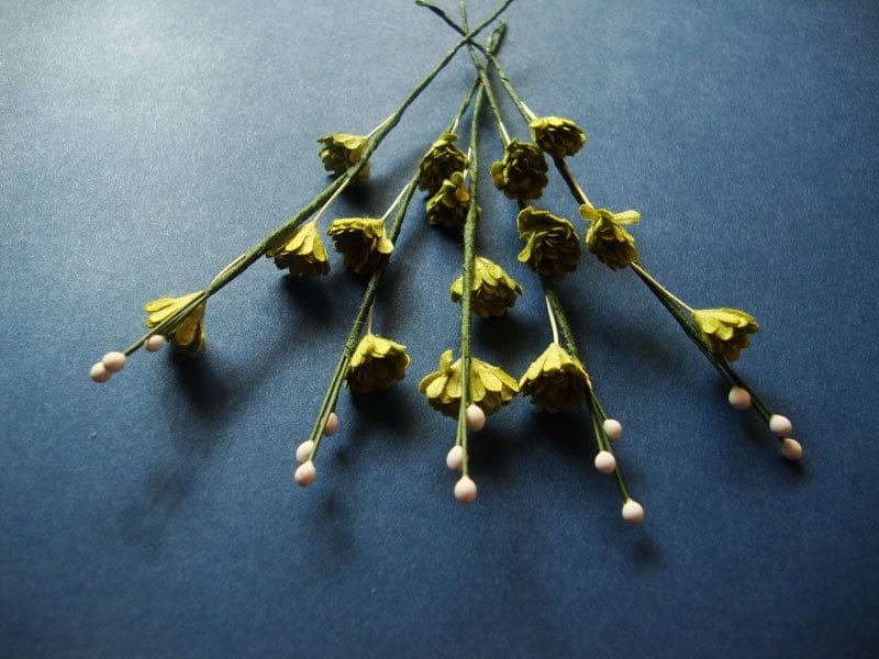 Stem with Flowers - Green StemWithFlowersGreen Stem with Flowers - Green