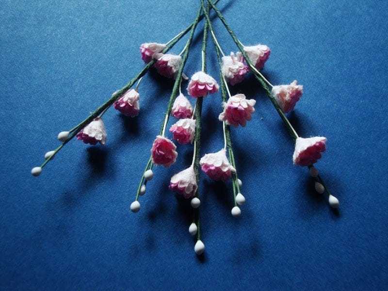 Stem with Flowers - Pink and White StemWithFlowersWhiteAndPink Stem with Flowers - Pink and White