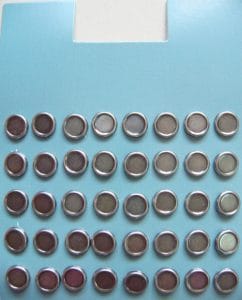 Metal Round Flat Brads - Medium