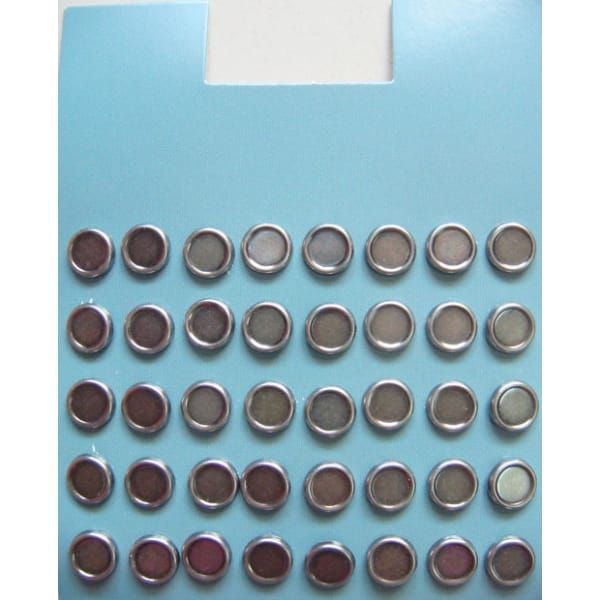Metal Round Flat Brads - Medium