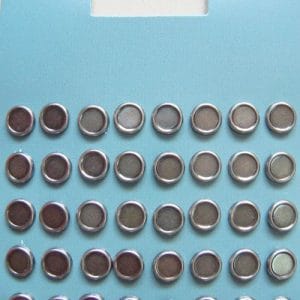 Metal Round Flat Brads - Medium