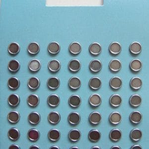 Metal Round Flat Brads - Small