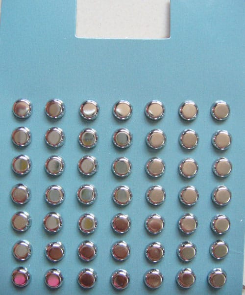 Metal Round Brads - Small