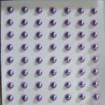 Say it in crystals - Medium Pearl Stickers - Dark Lavendar