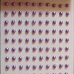 Say it in crystals - Small Pearl Stickers - Dark Lavendar