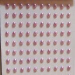 Say it in crystals - Small Pearl Stickers - Light Lavendar