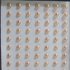 Say it in crystals - Medium Pearl Stickers - Light Peach