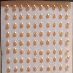 Say it in crystals - Small Pearl Stickers - Light Peach