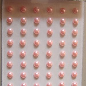 Say it in crystals - Large Pearl Stickers - Light Pink