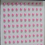 Say it in crystals - Small Pearl Stickers - Pink