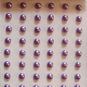 Say it in crystals - Large Pearl Stickers - Purple