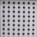 Say it in crystals - Medium Pearl Stickers - Purple