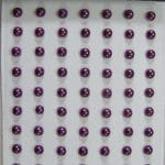 Say it in crystals - Medium Pearl Stickers - Purple