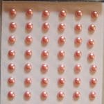 Say it in crystals - Large Pearl Stickers - Victorian Pink