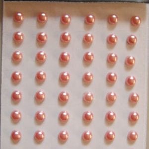 Say it in crystals - Large Pearl Stickers - Victorian Pink