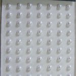 Say it in crystals - Medium Pearl Stickers - White