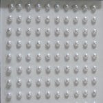 Say it in crystals - Small Pearl Stickers - White