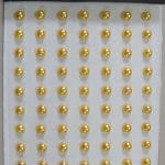 Say it in crystals - Medium Pearl Stickers - Yellow