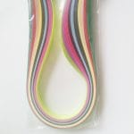 10mm Quilling Strip - Mix BrightColor (Dark Green to Flourescent Green)