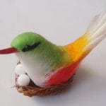 Artificial Bird with Nest and Eggs