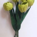 Tulips - Green (A pack of 5 tulips)