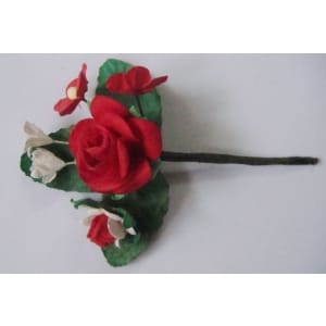 A bouquet of flowers- Red (Pack of 5 bouquets)