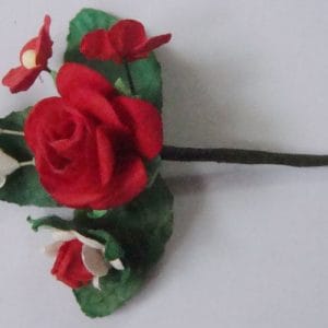 A bouquet of flowers- Red (Pack of 5 bouquets)