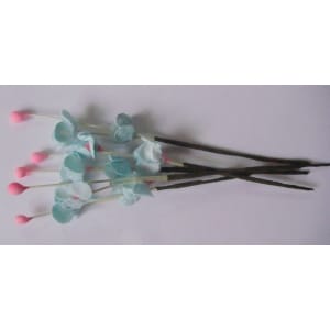 A Stem of Flowers with stamens - Baby Blue