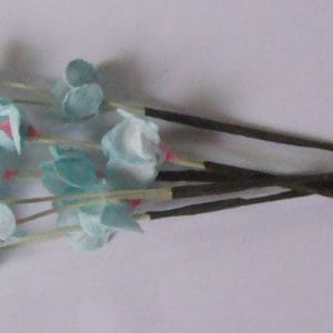 A Stem of Flowers with stamens - Baby Blue