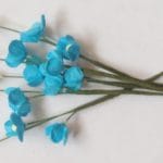 A Stem of Flowers with stamens - Blue