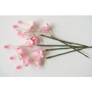 A Stem of Flowers with stamens - Baby Pink