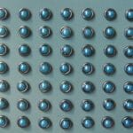 Pearl Brads (Small) - Blue