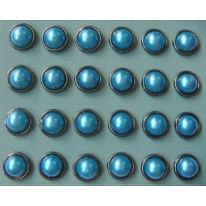 Pearl Brads (Large) - Blue