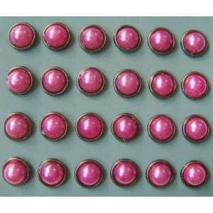 Pearl Brads (Large) - Pink