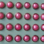 Pearl Brads (Large) - Pink