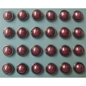 Pearl Brads (Large) - Purple